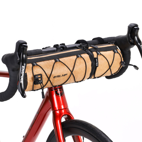 Сумка велосипедная на руль ESLNF корпус на молнии, материал Dupont Paper, крепление velcro, Вес 239гр, /уп 30/
