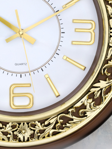 Часы настенные 38 см / WS-7160B /уп 10/