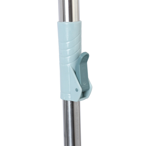 Ведро с отжимом и шваброй центрифуга пластик зелен /NHE-48/1с/ уп 25/ 2 насад