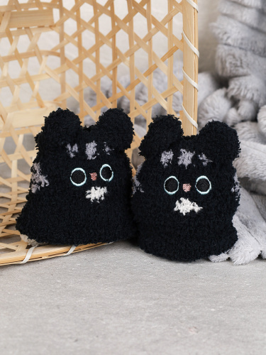 Носки женские флисовые р. 35-40 Лапки новогодний № 5 / MNZ-19/5 /721638