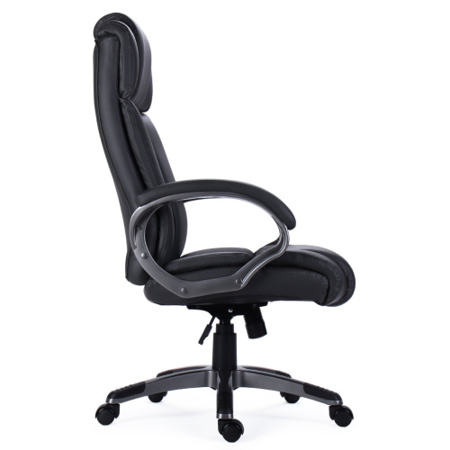 Кресло руководителя CH-003DS PL СЕРЫЙ ЭКОКОЖА