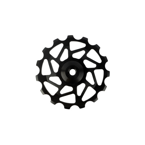 Ролик натяжителя заднего переключателя 15T . Алюминиевый. KENLI /KL-4011H/ черный/ уп100/