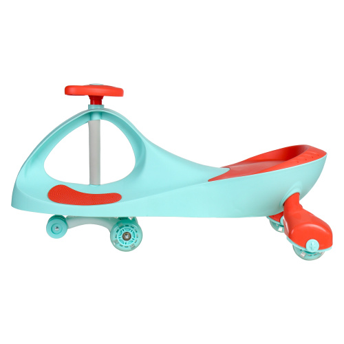 Толокар COMIRON QT-8097 / светящиеся PU колеса 80 мм / Бирюзовый / уп5