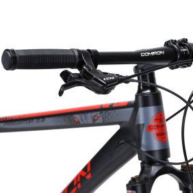 Велосипед горный COMIRON PREDATOR 27.5-19" чёрно-красный