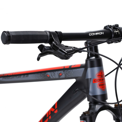 Велосипед горный COMIRON PREDATOR 29-17" чёрно-красный