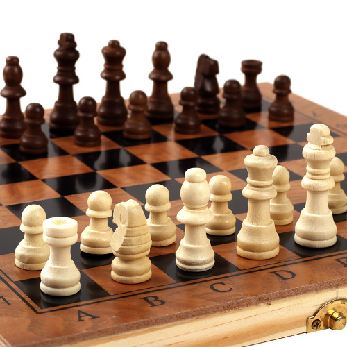 Игра настольная 3 в1 Нарды шахматы шашки 29х29 / S3029 /уп 60/