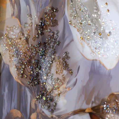 Картина 50х70 Цветы / HA-1560 /уп 18/стразы