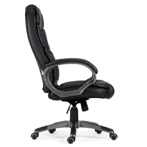 Кресло руководителя CH001DS PL ЧЕРНЫЙ ЭКО.КОЖА