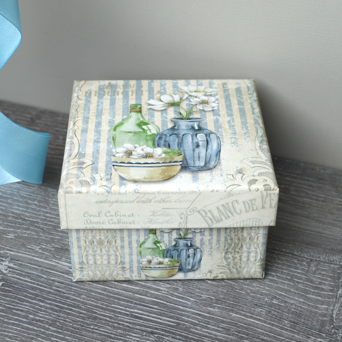 Коробка подарочная 9х9 см / S111-SY590 /уп 12/216/микс