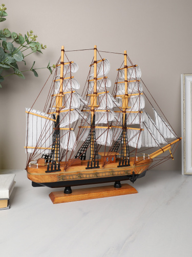 Макет парусного корабля 45х46 см / 206F-16 /уп 6/