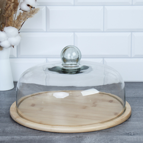 Блюдо с крышкой 32 см / CF267 /уп 6/*