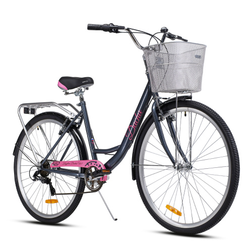 Велосипед городской 28" рама 19" 7sp KRYPTON DACHA W нежный розовый ЦВК