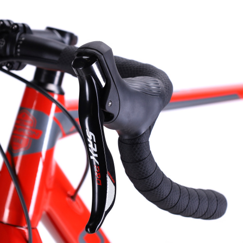 Велосипед грэвел COMIRON SPECTRUM I 700C-540mm SENSAH 1X11S, карбон. вилка, на осях, цвет: красный red comet