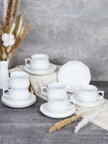 Чайный набор 12 предметов 250 мл / EDC-6482 /уп 12/