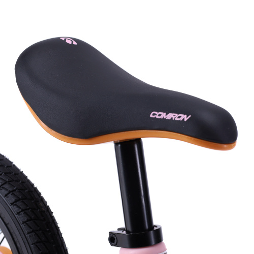 Беговел 12" COMIRON TN23B05P надувные покрышки, алюминиевые обода, пром. подшипники, цветная коробка АКЦИЯ/уп 6/ розовый