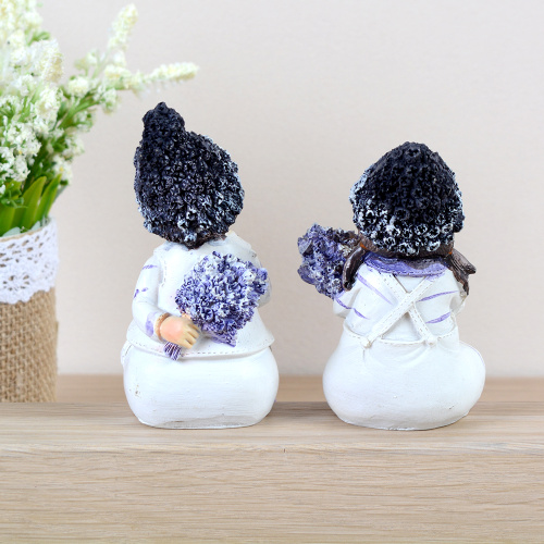 Фигурка Лавандовые Феи висячие ножки 9 см / Ｅ017-001 /уп 2/192/