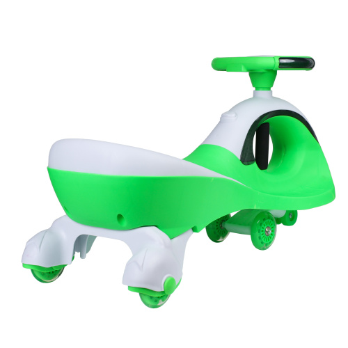 Толокар COMIRON QT-8098/светящиеся полиуретановые колеса 90 мм/ Зеленый/уп4