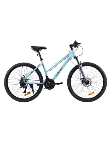 Велосипед 26" рама 17" 21sp COMIRON SAKURA голубой дымный